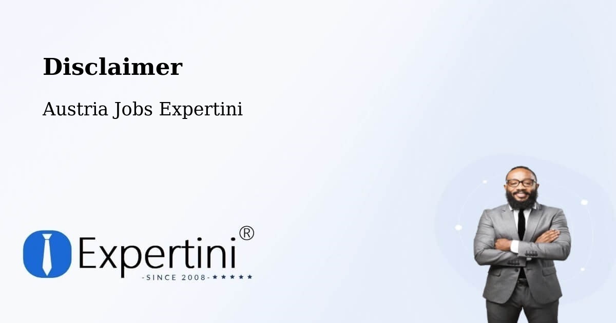 Disclaimer – Itter - Austria Jobs Expertini